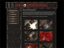 Tablet Screenshot of bloodmasters.com